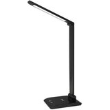 Asalite stolna LED lampa s prigušivačem 7W 450lm CCT bežična USB, crna Cijene