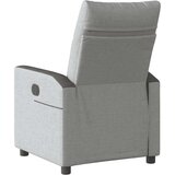 vidaXL Ležaljka Oblačno siva tkanina | shoptok.hr