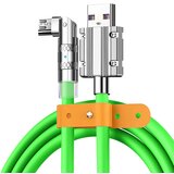 INF 90° vrtljiv polnilni kabel - 120 W - 1,2 m Green, (21262035) | Shoptok.si