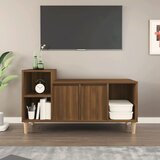 vidaXL TV ormarić boja smeđeg hrasta 100x35x55 cm konstruirano drvo Cijene