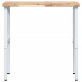  Radni stol 100x60x(73-99,5) cm masivno drvo bagrema pravokutni Slike
