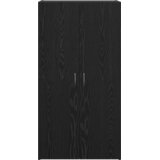 vidaXL Pisarniška omara Črni hrast 60 x 32 x 115 cm Konstruiran les | Shoptok.si