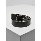 Urban Classics Accessoires Small Ring Buckle Belt black/silver Cene