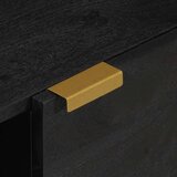  Stolić za kavu crni 100 x 54 x 40 cm od konstruiranog drva | Eponuda.com