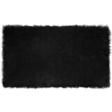 vidaXL Lažni Ovčji Tepih Crna 100 x 200 cm Poliester | shoptok.hr