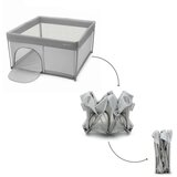 Kinderkraft otroška igralnica/ohišje ZIKI 126,5x126,5x69,5 cm, siva | Shoptok.si