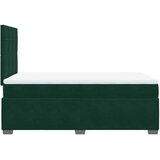 Box spring krevet s madracem tamnozeleni 120x200 cm baršunasti | shoptok.hr