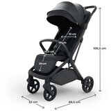 Kinderkraft kolica za bebe Nubi 3 Midnight Black, 0m+ Slike