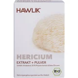 Hawlik hericium ekstrakt + Hericium v prahu - organske kapsule - 120 kap.