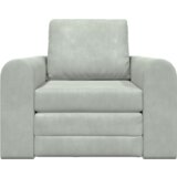 vidaXL podna sofa krevet 2-u-1 svjetlosiva 98x71x83 cm baršun | shoptok.hr