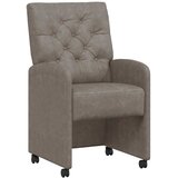  Blagovačke stolice s kotačima 2 pcs Siva 58 x 67 x 97 cm | shoptok.hr