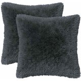  Presvlaka za jastuk 2 pcs HEERLEN Antracit 35 x 35 cm PV flis | shoptok.hr