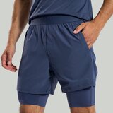 STRIX muški šorc ultra 2in1 graystone