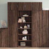 vidaXL Visoka komoda boja hrasta 70x41x185 cm od konstruiranog drva | shoptok.hr