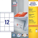 Avery Zweckform Univerzalne etikete 70 x 67,7 mm - 100/1 | Shoptok.si