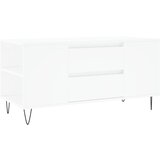 Maison Chic Klubska mizica - kavna mizica - Nizka mizica bela 102x44,5x50 cm inženirski les, (21754638) | Shoptok.si