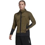 Adidas Terrex Tech Flooce Hooded Hiking Fleece Jacket Cene
