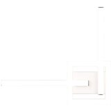 Tri O bela LED stropna svetilka 16x54 cm Viale | Shoptok.si