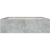  Okvir kreveta boja betona 150x200 cm od konstruiranog drva | shoptok.hr
