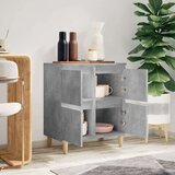  Komoda siva boja betona 60x35x70 cm od konstruiranog drva | shoptok.hr