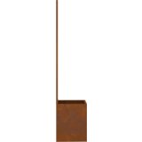 vidaXL Vrtni Sadič s Dekorativnom Pločom Rđa 32 x 140 cm Otporni čelik | shoptok.hr