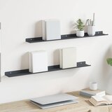  Lebdeća polica Zidne 2 pcs Antracit 80 x 9 x 2,5 cm Čelik | shoptok.hr