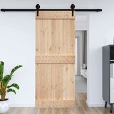  Vrata NARVIK Prirodna 95 x 210 cm Čvrsta borovina - Prirodna 95 x 210 cm Normalno | shoptok.hr