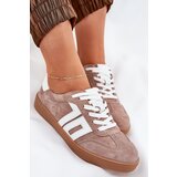 VINCEZA Sneakers Sports Shoes Suede Beige 79517 | shoptok.hr