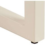 In blagovaonski stol 115 x 55 x 76 cm masivno drvo manga i čelik | shoptok.hr