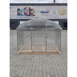  Modularni čelični plastenik Flora,10 mx2.64m, samo okvir, razmak između lukova 0.67m Slike