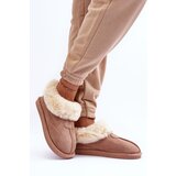 Boto Women's Slippers With Faux Fur Beige Lanoze | shoptok.hr