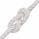 Pametna uže 4 mm 100 m Bijela 100% Pamuk | shoptok.hr