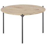 Konferencijski stočić AURA prečnika 55 cm hrast/antracit | Eponuda.com