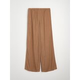 Sinsay Wide leg hlače s viskozom i dodatkom lana | shoptok.hr
