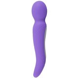 Sweet Smile SMILE Wand - Dvostruki motorni masažni vibrator (ljubičasti) | shoptok.hr