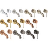 Grohe podometna enoročna armatura za umivalnik na dve odprtini ESSENCE (19408GN1) - Brushed cool sunrise | Shoptok.si