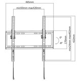  MK FLORIA MKF-20DN447 - Zidni sklopni nosač za TV 65" crna | Eponuda.com