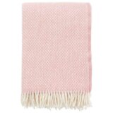 Klippan Pokrivac Preppy od organske vune mist pink Cene