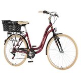 Visitor bicikl fashion cherry 28" alu 19" v-brake 6 brzina 155-178cm (s/m) crveni perla uv sjaj 1282107 | Eponuda.com