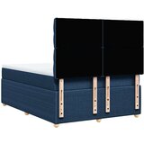  Krevet s oprugama i madracem plavi 140x200 cm od tkanine | shoptok.hr