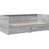 Dnevni krevet s ladicama bez madraca siva boja hrasta 90x200 cm | shoptok.hr