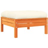  6-dijelni set vrtnih sofa s jastucima voštano smeđi od borovine | shoptok.hr