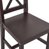  Jedilna garnitura 7-delna borovina temno rjava | Shoptok.si