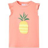 vidaXL Dječja majica neonskokoraljna 140 | shoptok.hr
