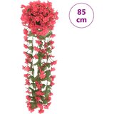  Božična cvetlična girlanda 3 kosi rožnata 85 cm, (21415666) | Shoptok.si
