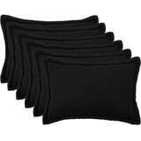  Presvlaka za jastuk 6 pcs HOUTEN Crna 30 x 50 cm Bouclé | shoptok.hr