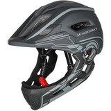 Wozinsky OTROŠKA KOLESARSKA ČELADA FULLFACE Z USB ZADNJO LUČJO 52-56 CM SIVA, (5000345076) | Shoptok.si