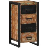 vidaXL Ormarić s ladicama Višebojni 40x40x90 cm puno drvo obrađeno | shoptok.hr
