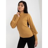RUE PARIS Blouse-RV-BZ-5223.15-light camel | Shoptok.si