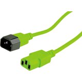 Roline Priključni kabel za naprave \, IEC 320 C14 - C13\, zelen\, 0\,8 m 19.08.1528 tok priklučni konektor zelena 0.80 m, (20414770) | Shoptok.si